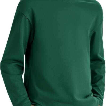Kids Boys Long Sleeve Crewneck T-Shirts Tee Tops 5-14 Years