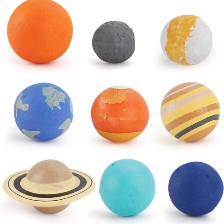 9 PCS Universe Planet Solar Sy Model Astronomy Science  School Project Collection Educational Toy for Astrophile Kid Boy Girl 5 6 7 8 Year Old