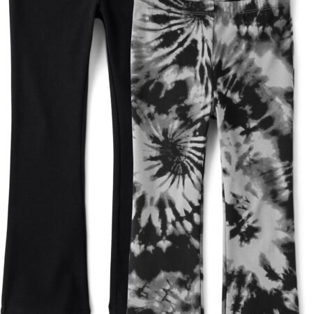 Girls' Flare Legging Pants 2-Pack